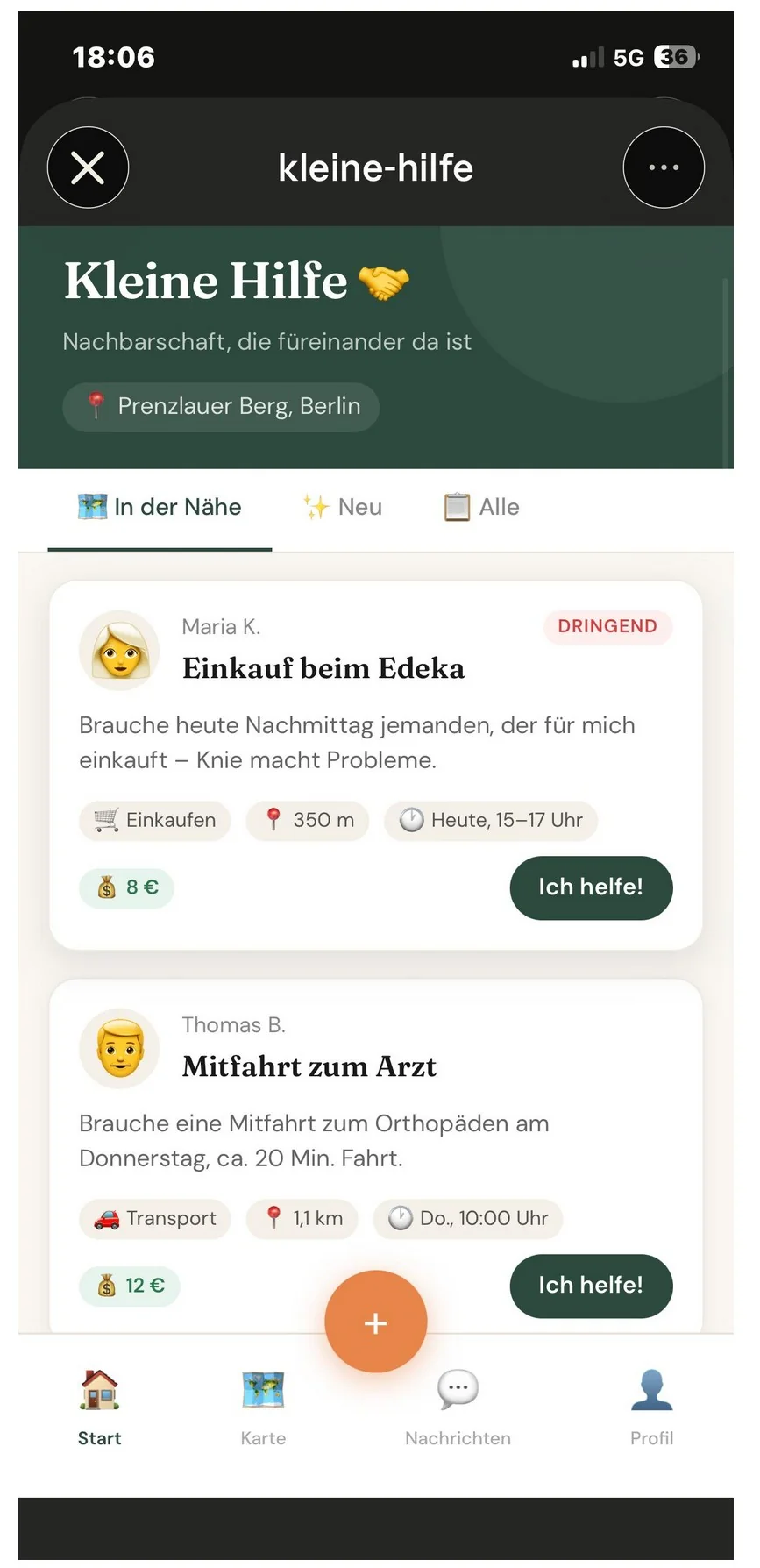 Nachbarschafts-Hilfe